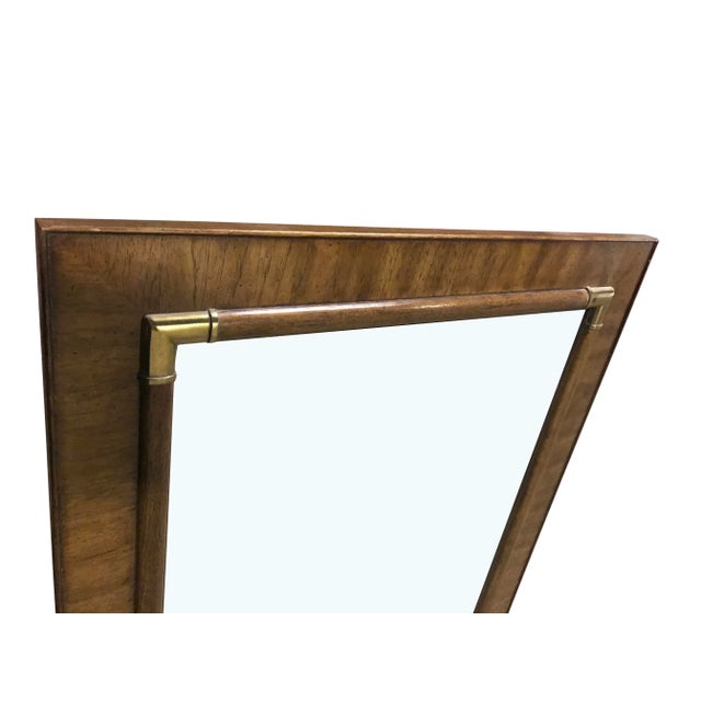 Drexel Heritage Campaign Mirror | Chairish
