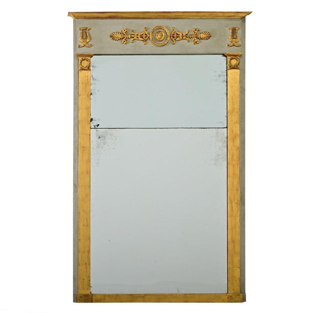 19th Century French 19th Century Empire Trumeau Mirror For Sale - Image 5 of 13