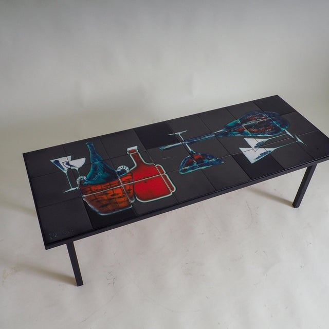 Mid-Century Modern Cocktail Hour Tile Coffee Table by Antonio Denisco, 1960s For Sale - Image 11 of 15
