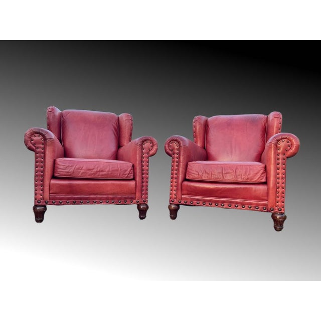 Wesley Hall Armchairs with Ottoman, Set of 3 For Sale - Image 12 of 18