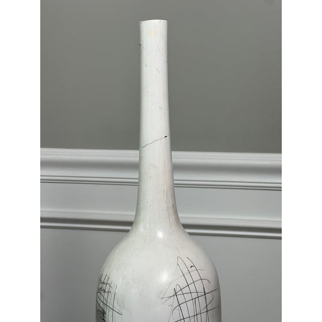 Yuri Zatarain Large Floor Vase, "Sketchbook" Series, 1990s For Sale - Image 11 of 14