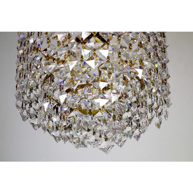 High quality vintage palm walter brass rainbow lead crystal cry Palwa Condition: In very good condition, two stones are...