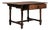 19th Century French Chestnut Brown Oak Table with Single Drawer For Sale