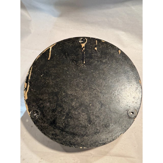 Chelsea 6" Marine Mechanical 24 Hour Ships Clock For Sale - Image 4 of 9