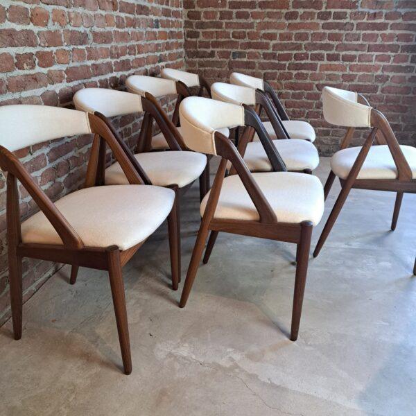 Vintage Danish Chairs by Kai Kristiansen, 1960s, Set of 4 For Sale - Image 12 of 13