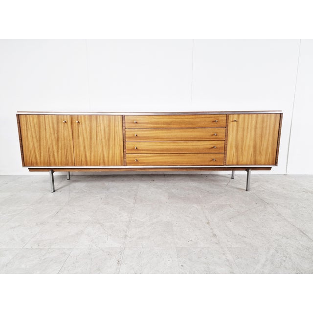 Vintage Sideboard attributed to Pieter De Bruye for Al Furniture, 1960s For Sale - Image 3 of 10