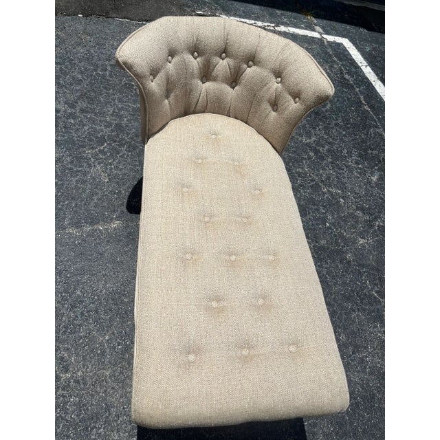 1970s Russel Woodard Mid-Century Modern Designer Aluminum Chaise Lounge For Sale - Image 12 of 12