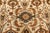 Antique Cream Background Botanic Persian Sultanabad Wool Carpet For Sale - Image 4 of 7