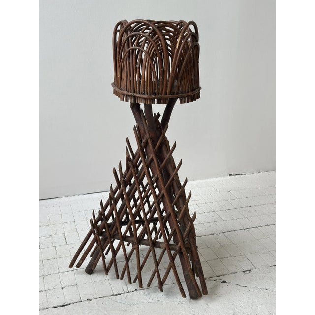 Antique Sculptural Rural Handicraft Bentwood Plant Stand, Circa Late 19th Century For Sale - Image 15 of 18