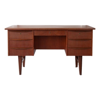 Mid-Century Danish Teak Desk, 1960s For Sale