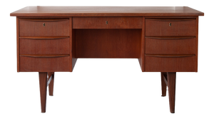Mid-Century Danish Teak Desk, 1960s