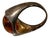 Traditional 1970s Sterling Silver Baltic Amber Cabochon Ring Size 7.5 For Sale - Image 3 of 5