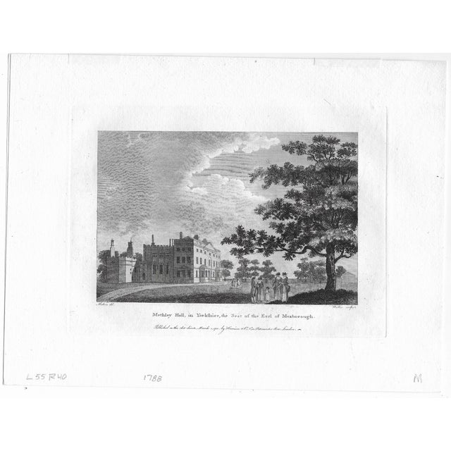 1788 English Country House Engravings - Set of Four For Sale - Image 6 of 10