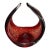 Ruby Red Murano Style Art Stretched Glass Sculpture / Basket / Bowl For Sale