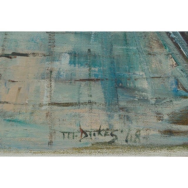 Street in the French Quarter, New Orleans, by Melba Dukes Gianelloni, 1968 For Sale - Image 4 of 5