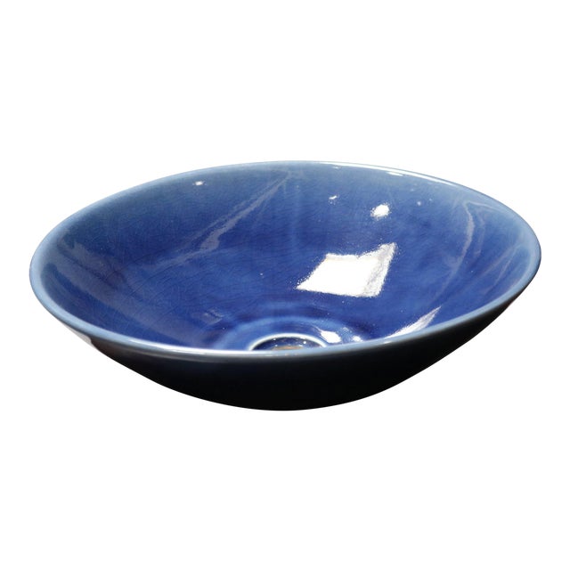 Cobalt Blue Sink Basin Chairish