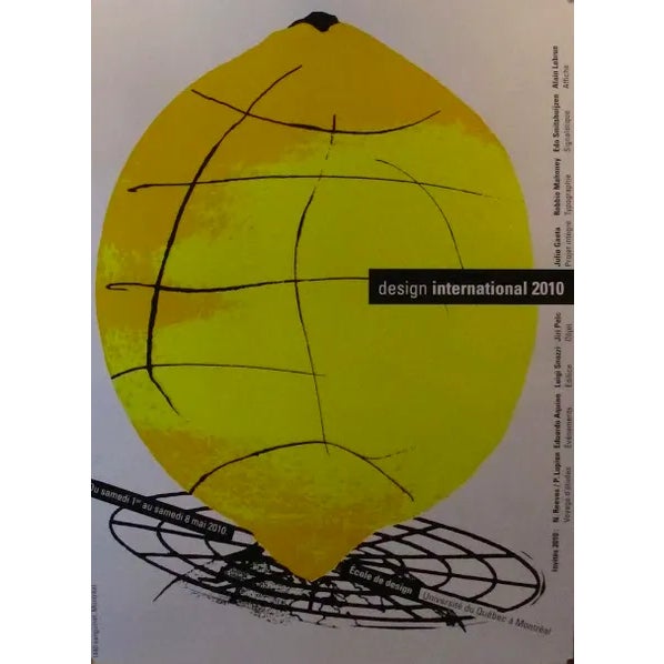 Contemporary 2010 Original Poster Design International - Alfred Halasa For Sale - Image 3 of 3