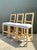 Wood Vintage Niedermaier Pebble Leather Barstools - Set of 3 For Sale - Image 7 of 11