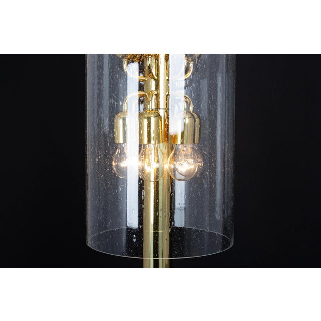 Brass Pendant with Glass Shade from Limburg, 1960s For Sale - Image 11 of 13