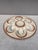 French Majolica oyster plate circa 1890 signed Longchamp.