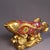 Red Late 19th Century Cloisonné Enamel Fish Statue on Gilt Base, 3.05kg For Sale - Image 8 of 9