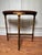 Traditional Edwardian Demi-Lune Solid Wood Accent Side Table For Sale - Image 4 of 12