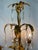 Gold Mid 20th Century Italian Gilt Tole and Crystals Electric Candelabra Lamp For Sale - Image 8 of 18