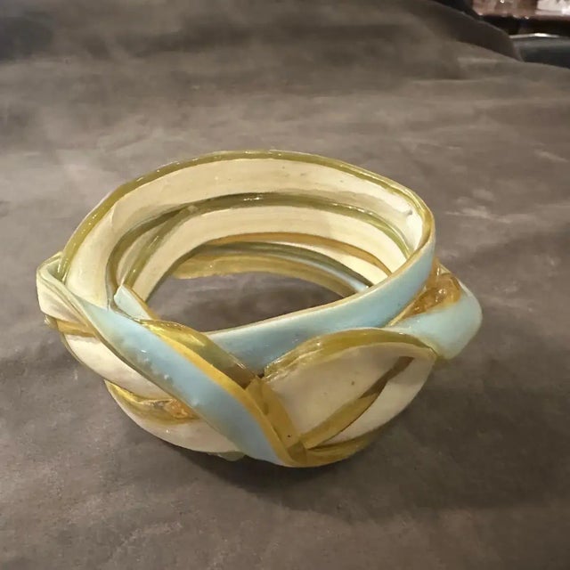Italian A Vintage 2016 Century Rubber Bangle Bracelet by Gaetano Pesce for Corsi Design For Sale - Image 3 of 10