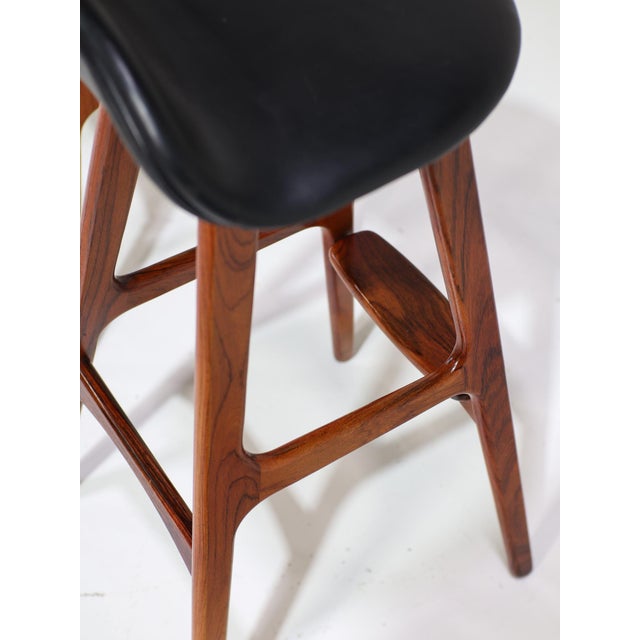 Vintage OD61 Bar Stools by Erik Buch for Oddense Maskinsnedkeri, 1960s, Set of 2 For Sale - Image 11 of 16