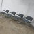 Late 20th Century Late 20th Century Gray & Chrome Cantilever Chairs by United Chair Co Style of Steelcase Set of 4 For Sale - Image 5 of 12