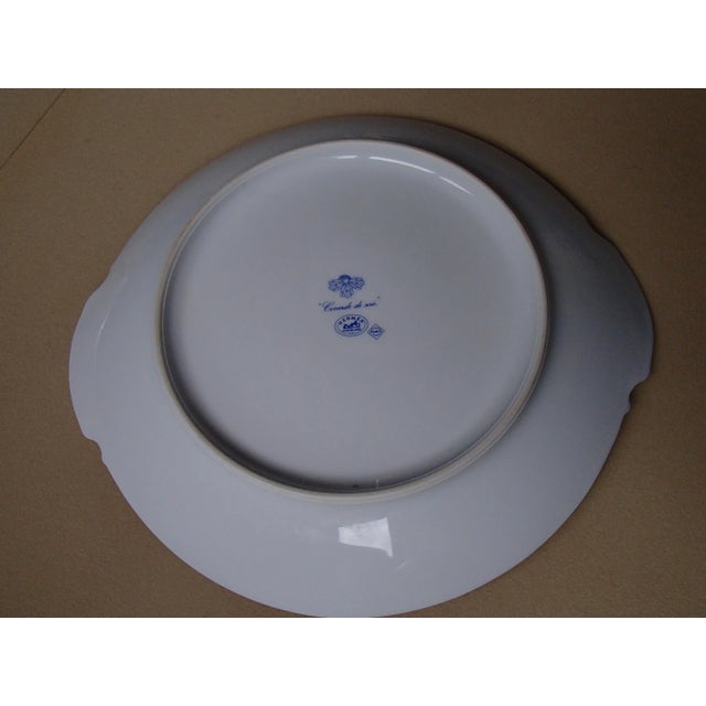 Porcelain Cocarde de soie Plate from Hermès, 1980s For Sale - Image 12 of 13