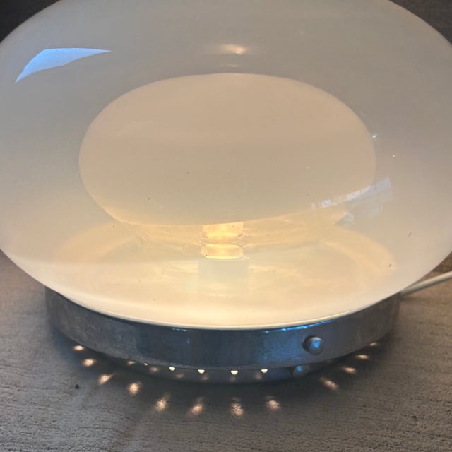 Space Age Murano Glass Table Lamp from Mazzega, 1960s For Sale - Image 9 of 9