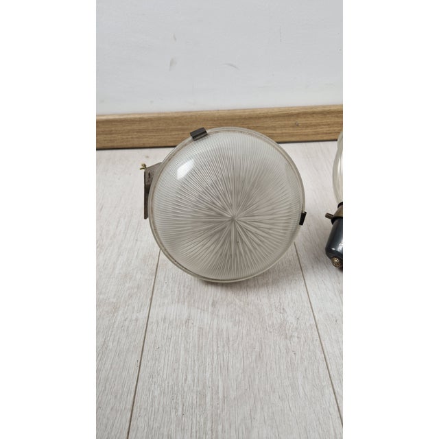 Metal Vintage Wall Lamps, 1960s, Set of 2 For Sale - Image 7 of 10