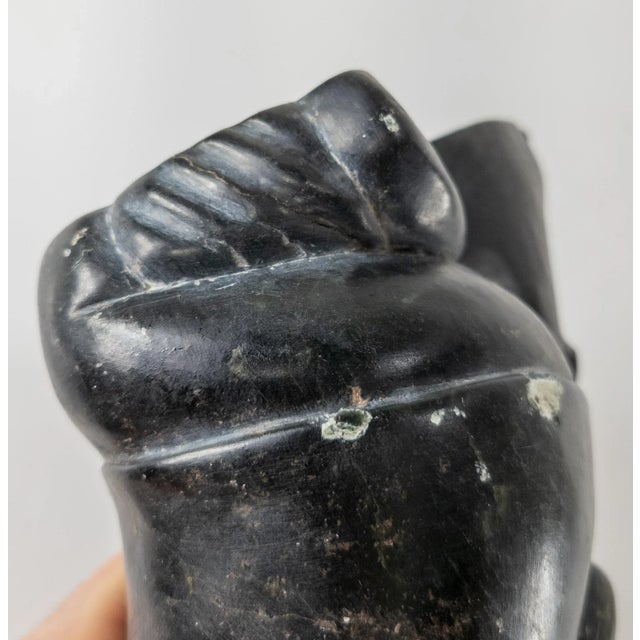 Mid 20th Century Inuit Style Stone Carving For Sale - Image 12 of 13