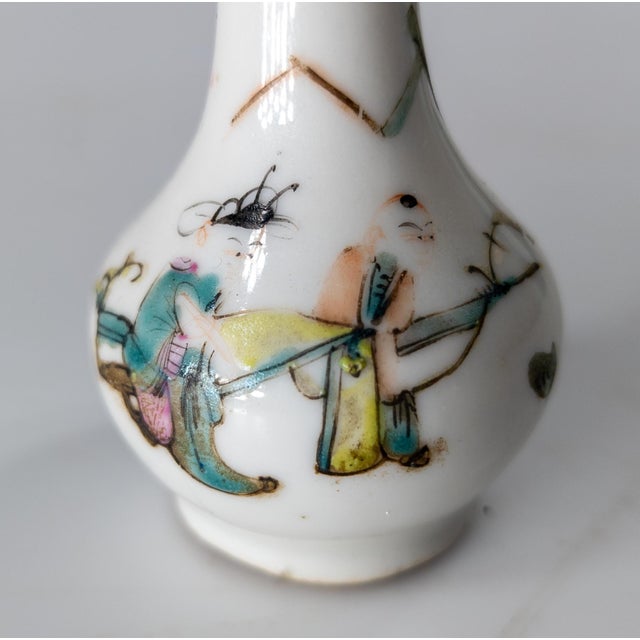 20th Century Chinese Famille Rose Miniature Vase For Sale In New York - Image 6 of 9