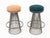 Contemporary Shells Inc. Arthur Umanoff for Contemporary Shells Bar Stools, Pair For Sale - Image 4 of 7