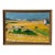 Van Ardi Framed Rural Landscape Painting on Canvas Vintage Mid-Century Modern 1970s For Sale