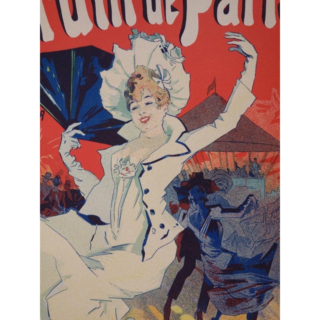 Jules Chéret, Jardin De Paris, 1897, Lithograph For Sale - Image 6 of 7