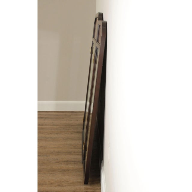 Drexel Heritage Drexel Heritage Chinoiserie Carved 'Connoisseur' Trifold Dresser Mirror For Sale - Image 4 of 12