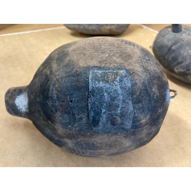 Wood 1900s Antique Wooden Bird Decoys For Sale - Image 7 of 9