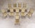 French Provincial Set of Ten Minton-Spidell Country French Painted Dining Chairs For Sale - Image 3 of 18