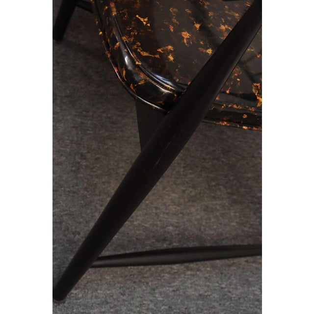 Vintage Pair Swedish Ebonized Beechwood Sunfeather Lounge Chairs by Sonna Rosen For Sale - Image 17 of 18