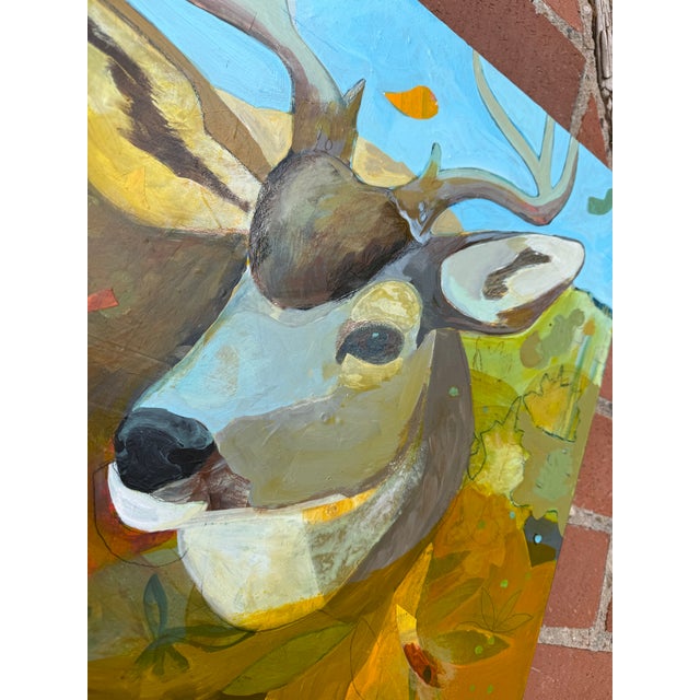 Paint “Buck Beauty” a Deer Painting by LWren Walraven For Sale - Image 7 of 12