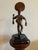 Mexican 1970s Victor Gutierrez “ Dance of the Feather “ Sign & Dated ’78 on the Marble Base For Sale - Image 3 of 4
