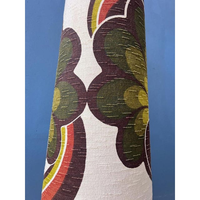 Vintage Space Age West Germany Green Ceramic Floor Lamp For Sale - Image 10 of 13