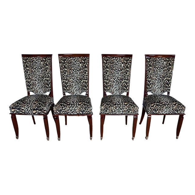 Chairs in Solid Beech, 1960s, Set of 4 For Sale