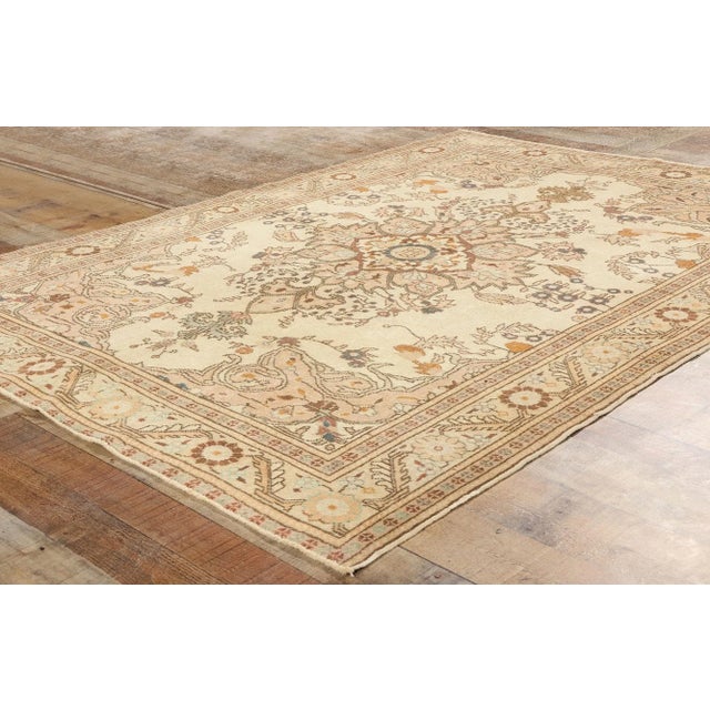Textile Vintage Turkish Sivas Rug - 04'09 x 06'09 For Sale - Image 7 of 9