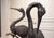 Unknown, Cranes, Sweden, 1970s, Patinated Bronze, Set of 2 For Sale - Image 4 of 15