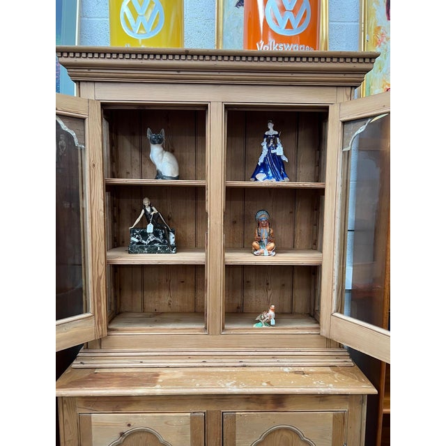 Antique Pine Display Cabinet, 1890s For Sale - Image 5 of 12