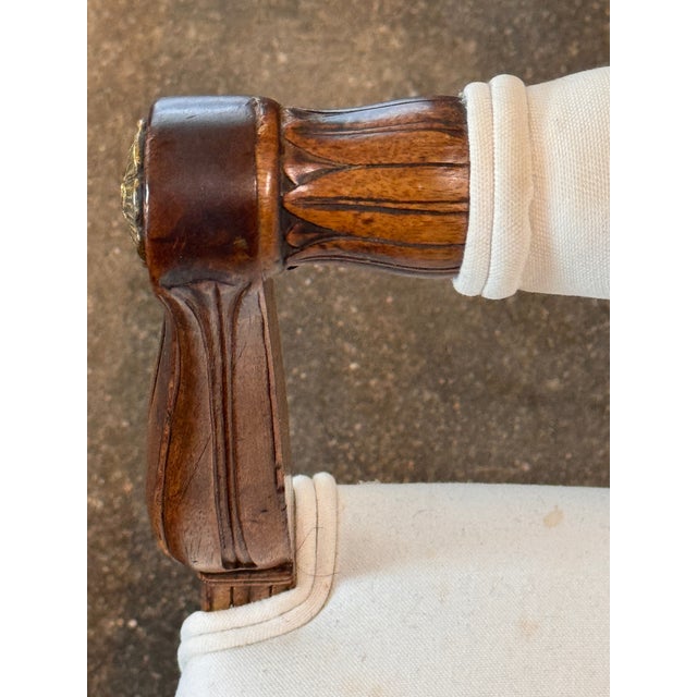 19th Century Pair of French Empire Armchairs For Sale - Image 14 of 16